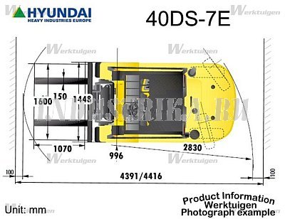 Вилочный погрузчик Hyundai 40DS-7E